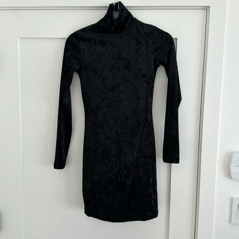 BumpSuite Velvet Nicole Maternity Dress XS in Black - Lightly Worn